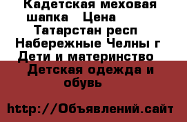 Кадетская меховая шапка › Цена ­ 500 - Татарстан респ., Набережные Челны г. Дети и материнство » Детская одежда и обувь   